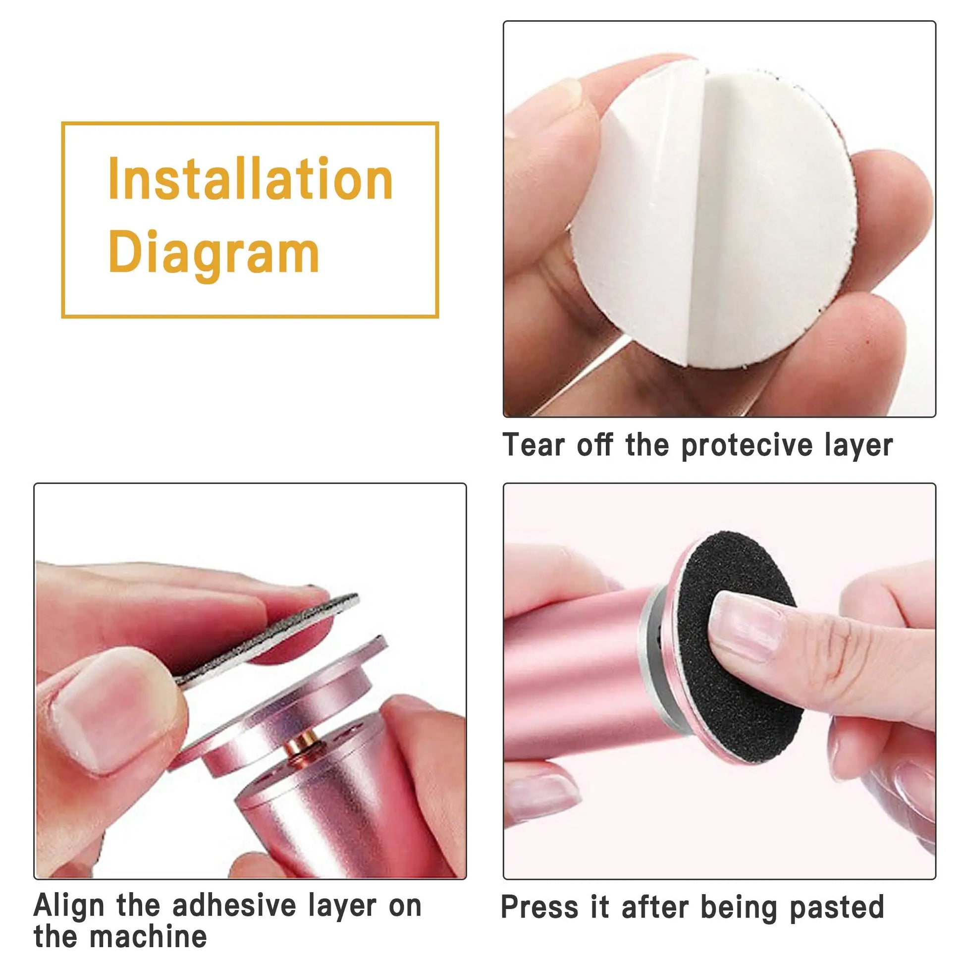 LuxeSerene™ Foot Grinder Pads